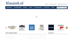 Desktop Screenshot of klassiek.nl
